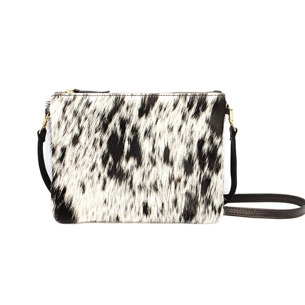 Primecut Calf Hair Cowhide Crossbody Bag NWT
